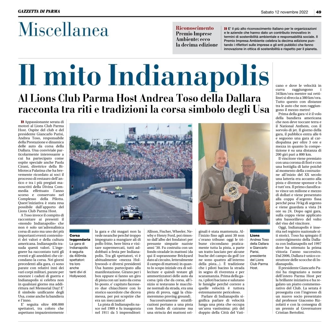 Il mito Indianapolis