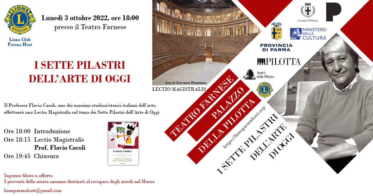 3 ottobre - I sette pilastri dell'arte di oggi