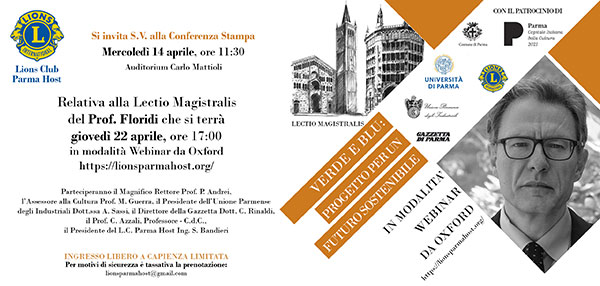 “ABSTACT” DELLA LECTIO MAGISTRALIS DEL PROF. L. FLORIDI – 22 APRILE 2021