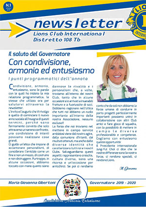 Newsletter 1 Ottobre 2019