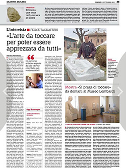 Si prega di toccare
