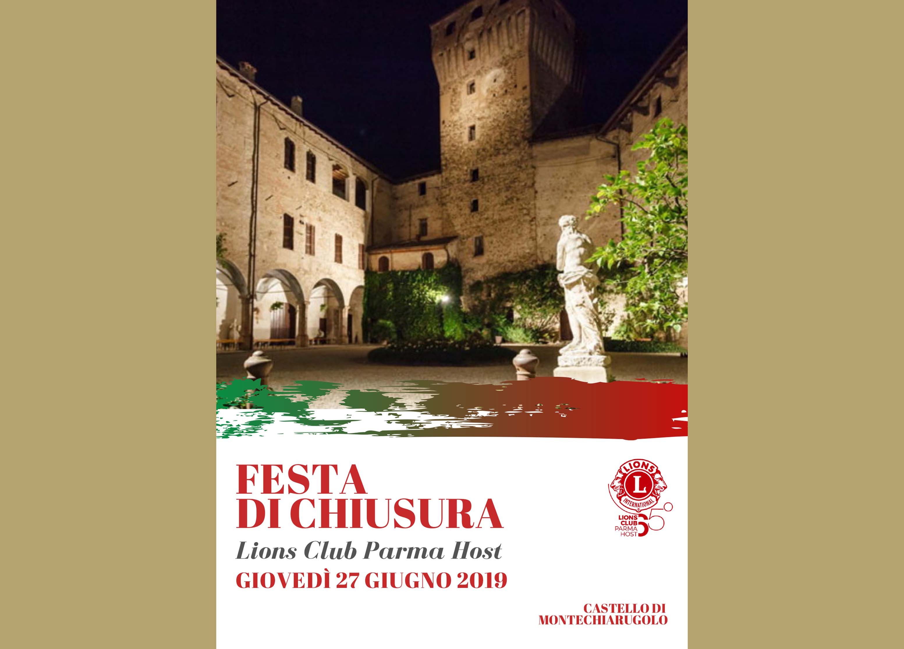 Serata di chiusura al castello di Montechiarugolo