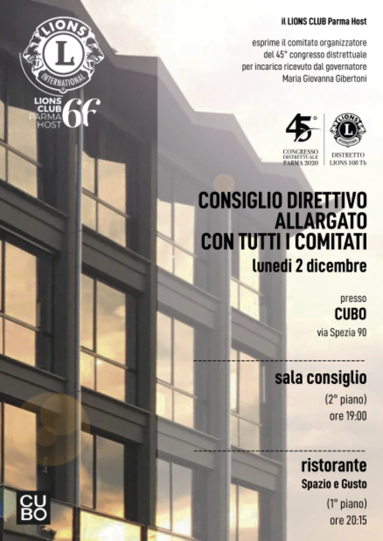 CONSIGLIO DIRETTIVO 2 DIC 