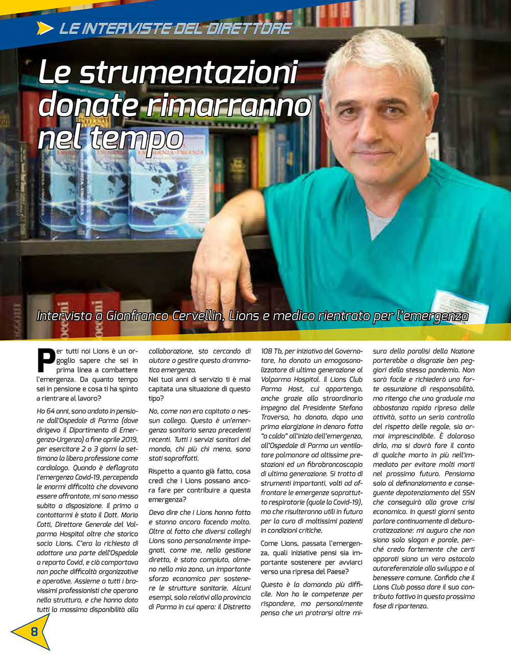 Notiziario distrettuale n.2 Aprile 2020 pag.8